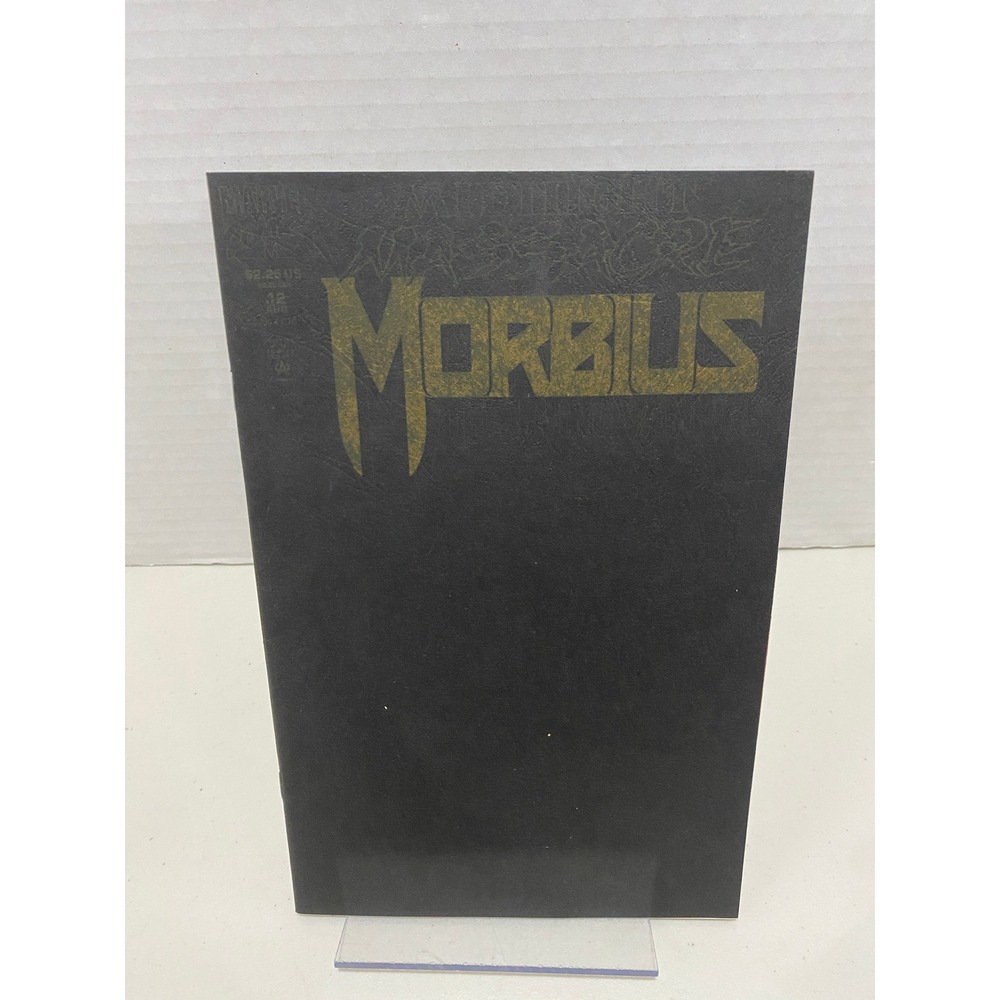 Marvel Comic Book Morbius #12 Maximum Carnage Gold Foil Black Cover Excellent